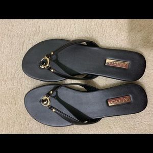 two Aldo Flip Flops total $12
